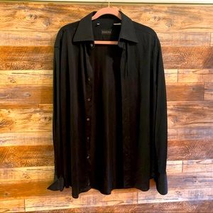 GUCCI BLACK SILK BLOUSE (Vintage?)